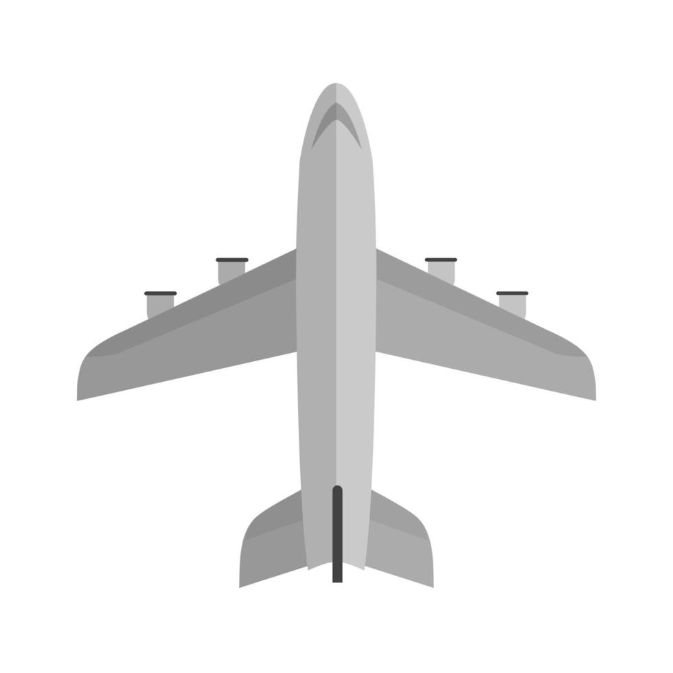 Aero plane Passenger Flat Multicolor Icon vector