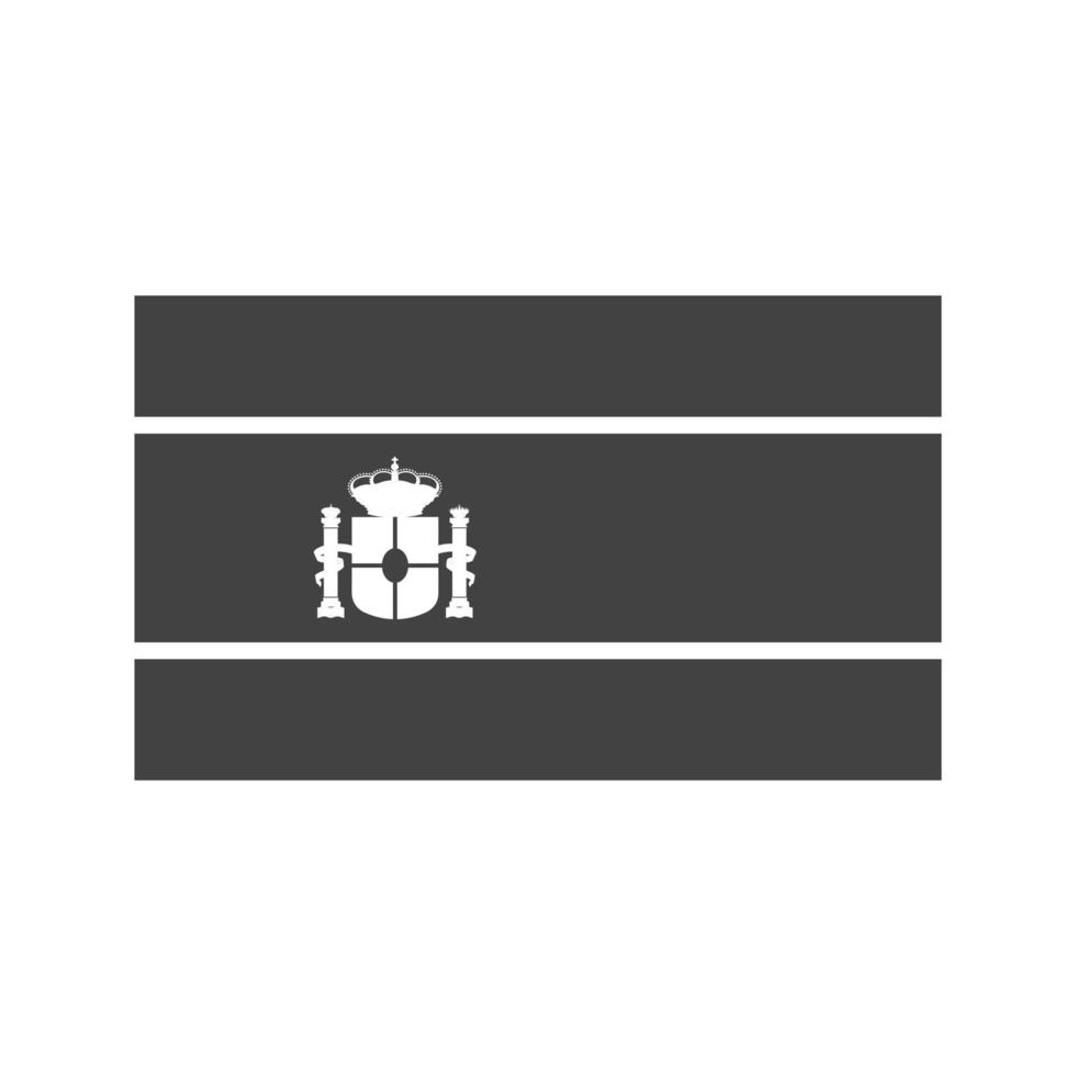 Spain Glyph Black Icon vector