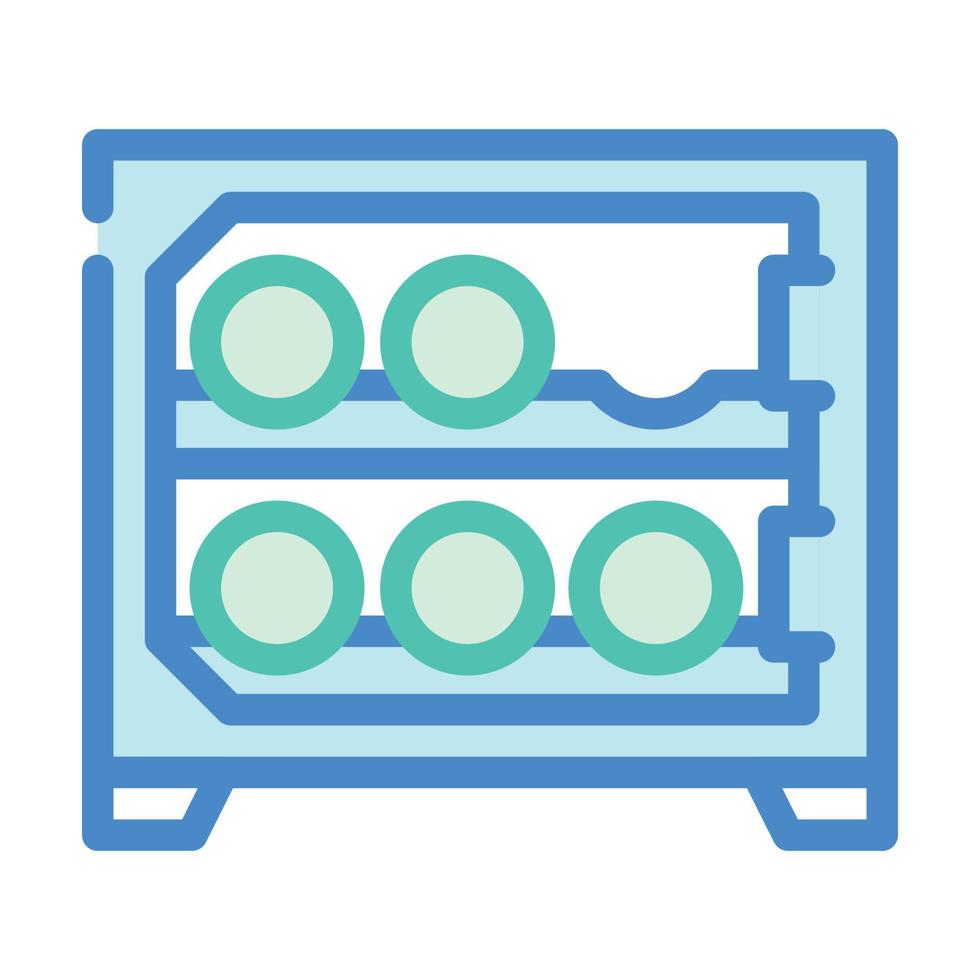fridge for wine color icon vector illustration