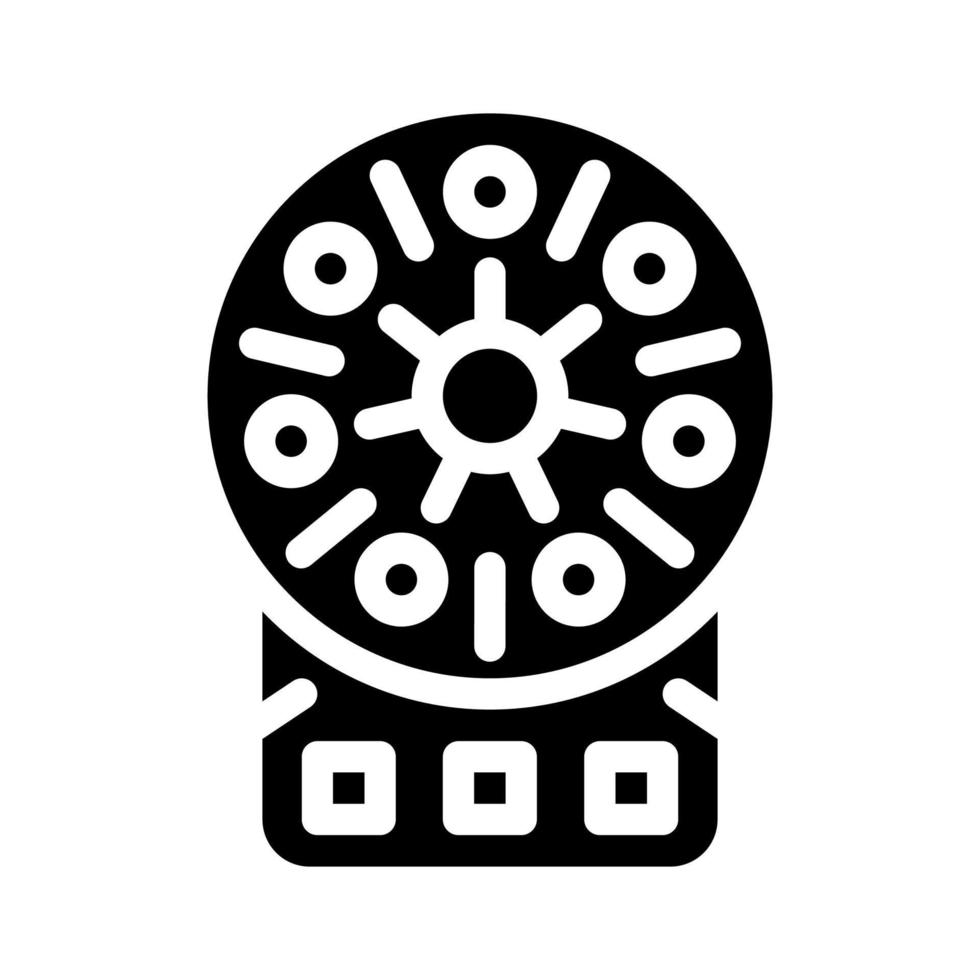 centrifuge laboratory equipment glyph icon vector illustration