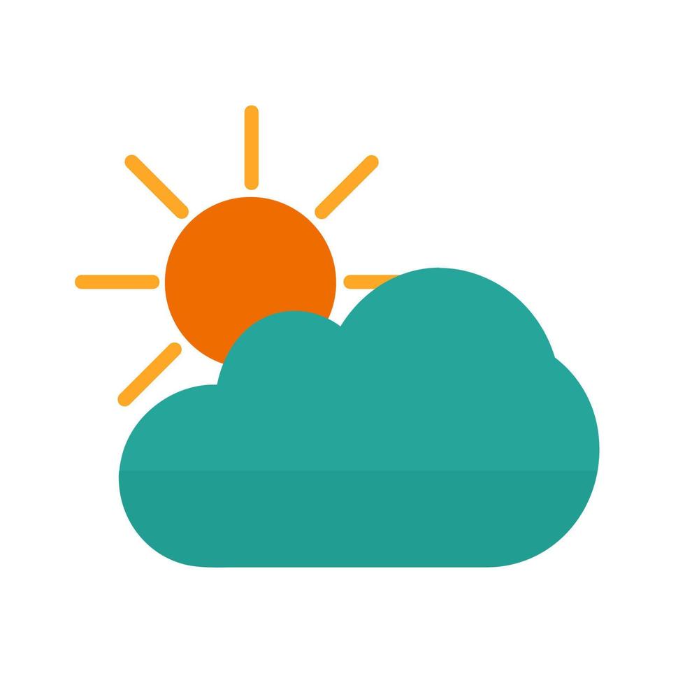 Weather Flat Multicolor Icon vector