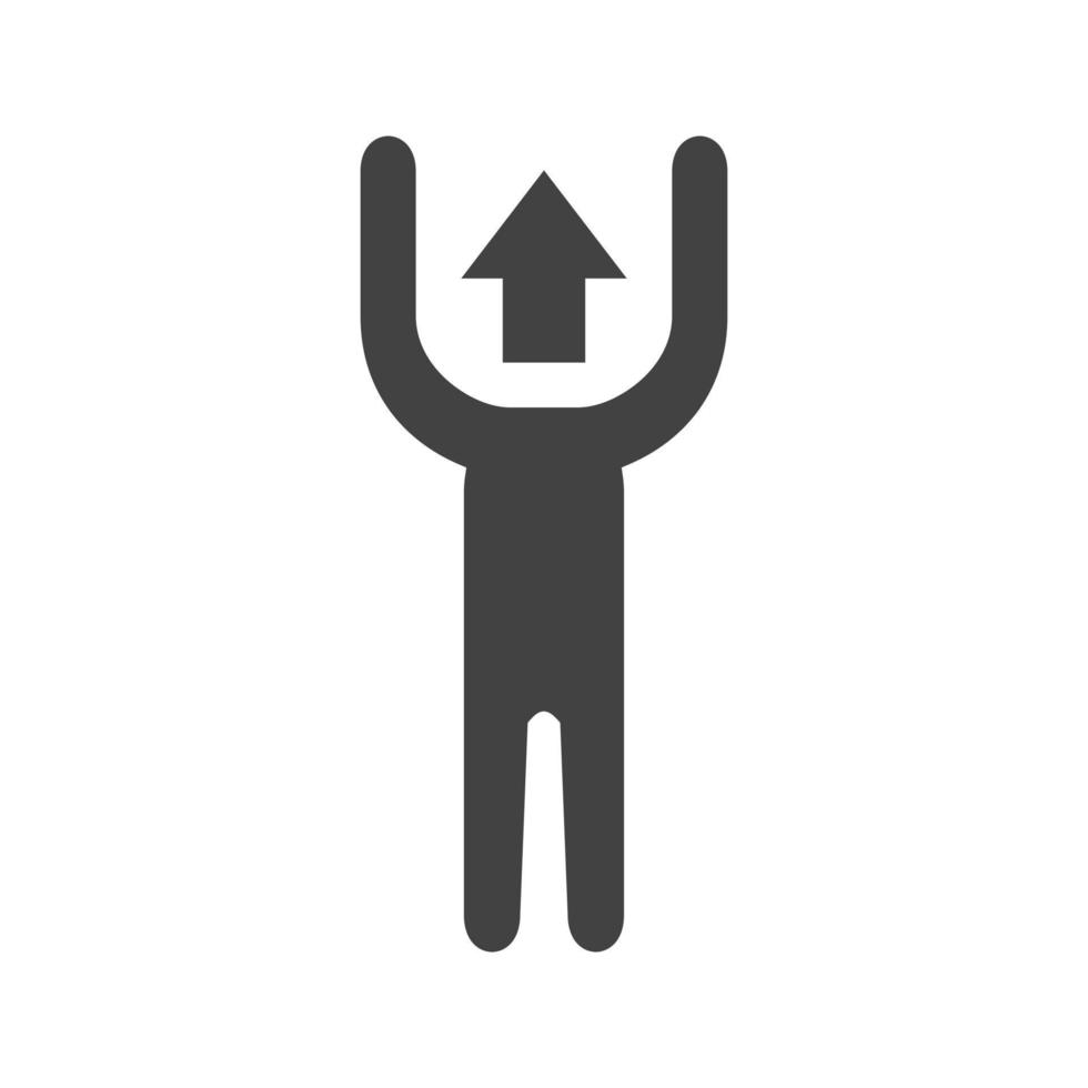 Direct Glyph Black Icon vector