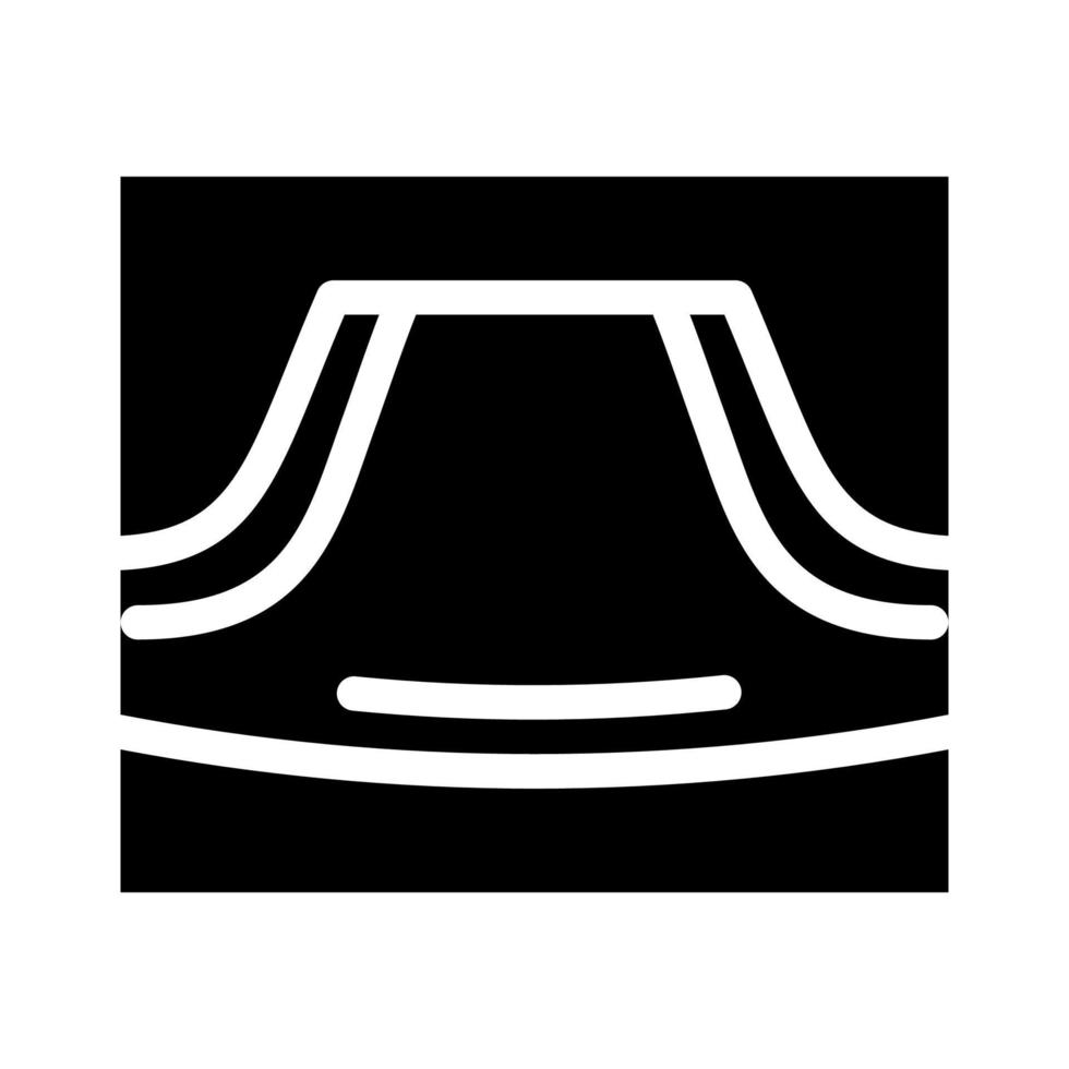 hoodie pocket glyph icon vector illustration