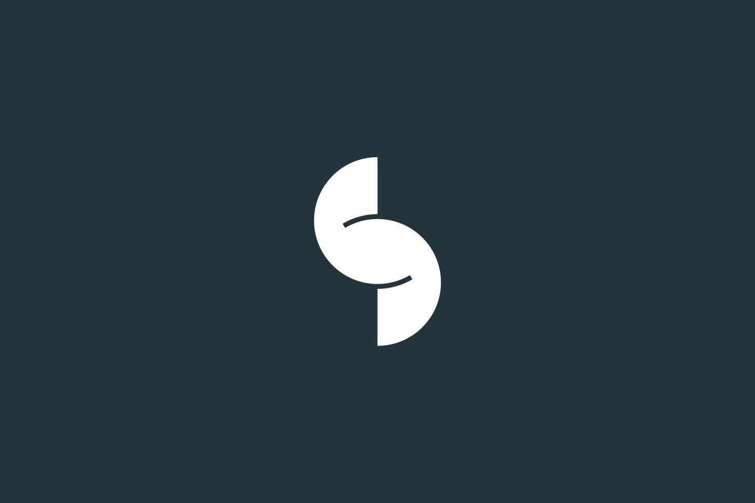 plantilla de vector de diseño de logotipo de letra inicial s