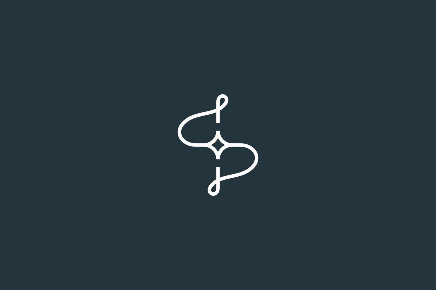 Initial Letter S Luxury and Minimal Logo Design Vector Template