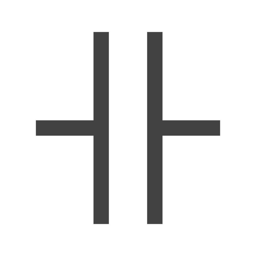 Capacitor Glyph Black Icon vector