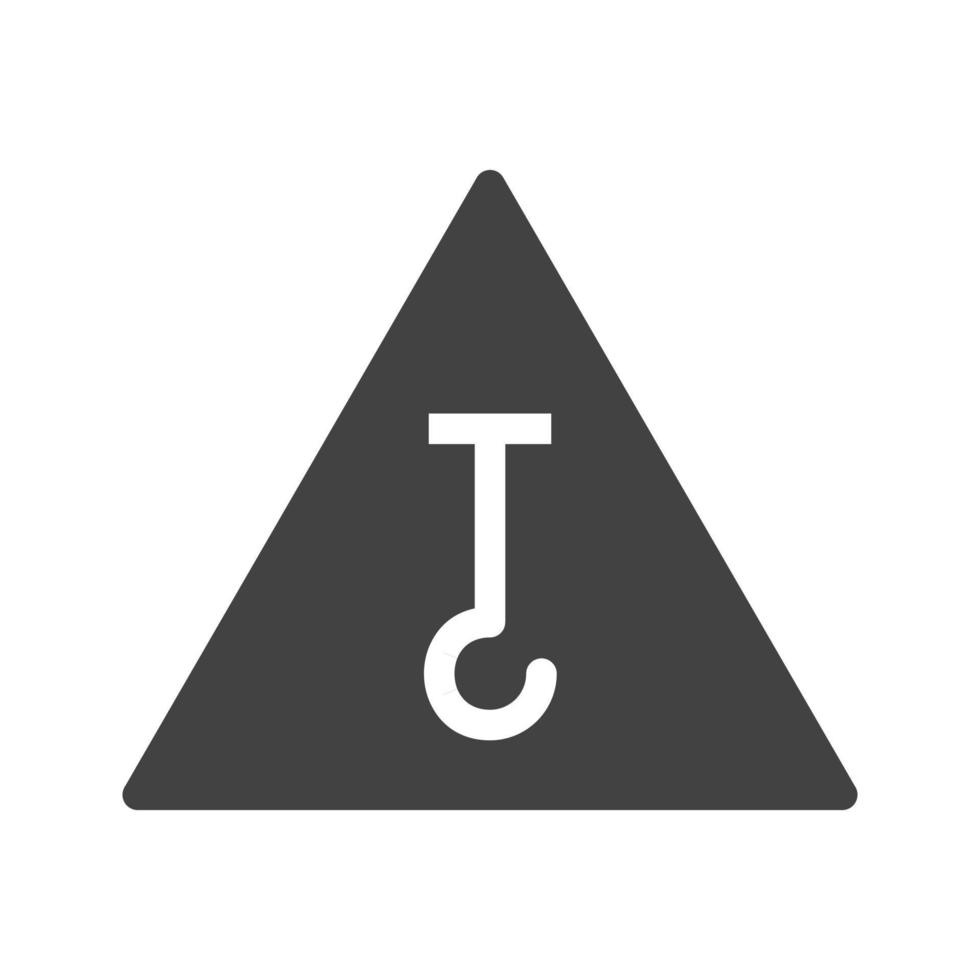 Under Construction Glyph Black Icon vector