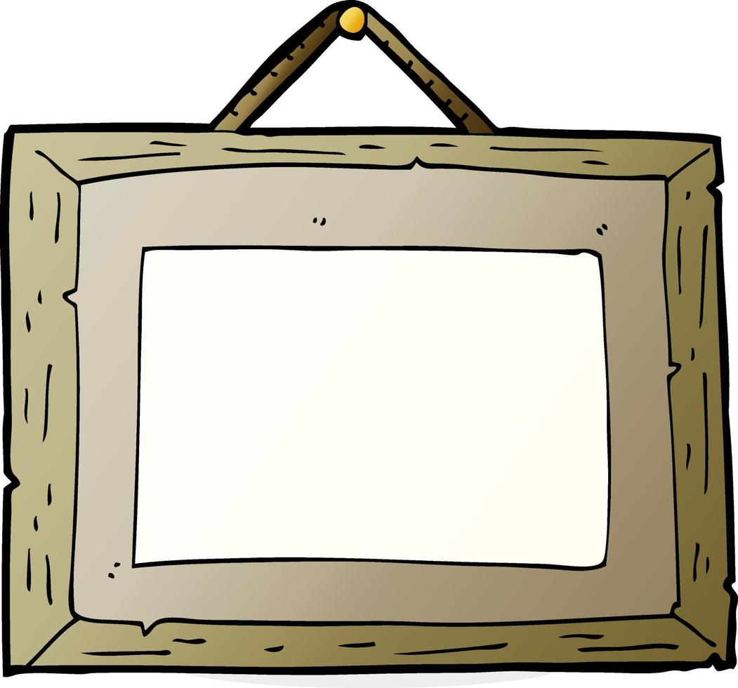 cartoon picture frame vector