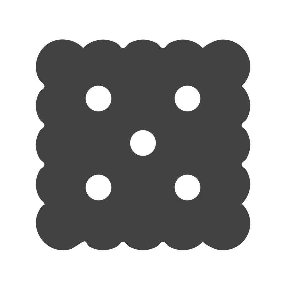 Biscuit III Glyph Black Icon vector