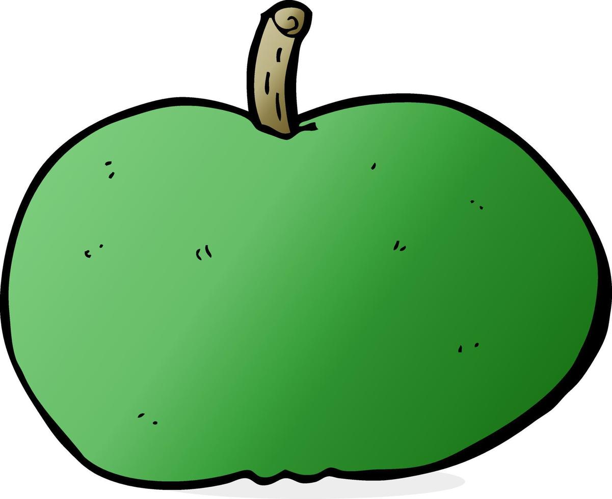 cartoon happy apple vector