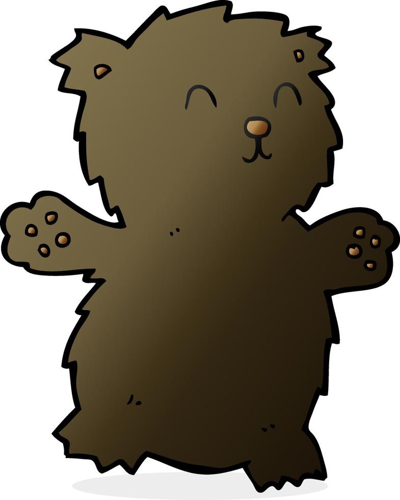 cartoon teddy bear vector