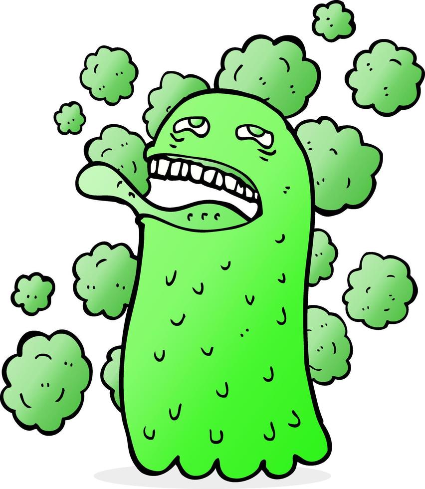 cartoon funny ghost vector