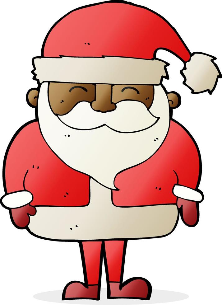 cartoon santa claus vector