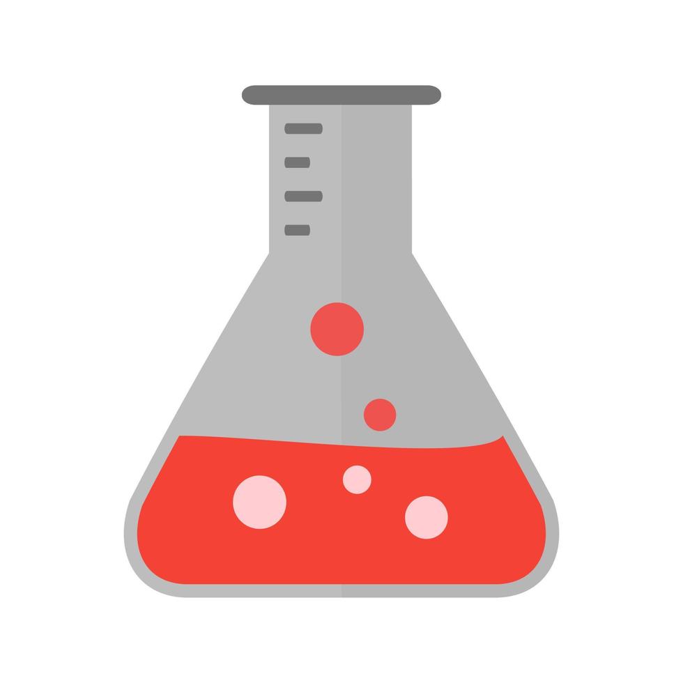 Chemistry Flat Multicolor Icon vector