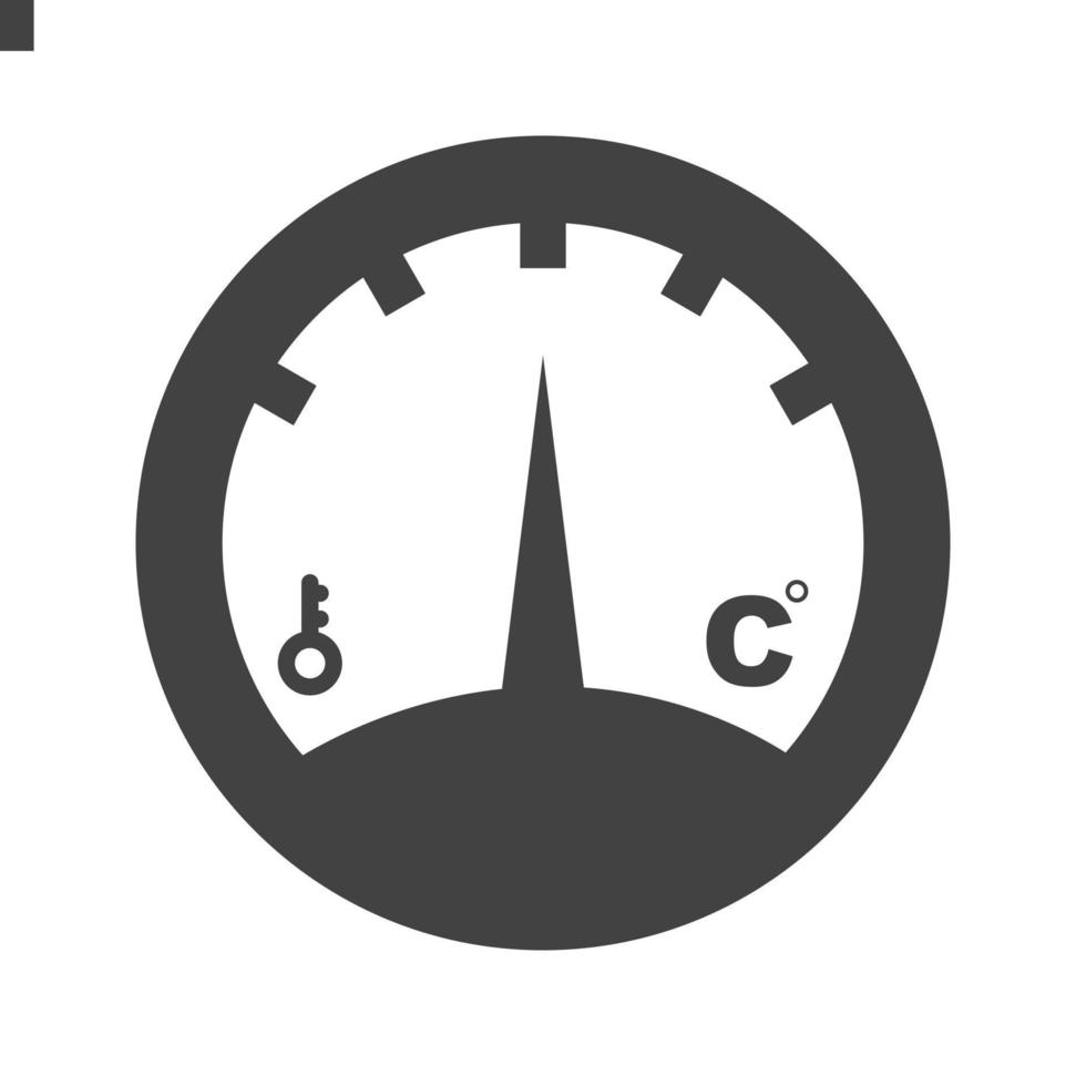 Temperature Indicator Glyph Black Icon 8307515 Vector Art at Vecteezy