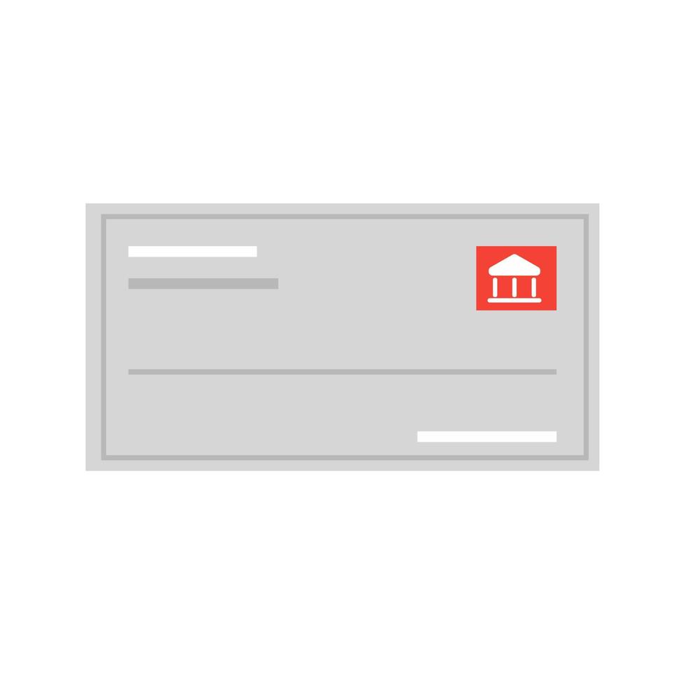 Current Account Flat Multicolor Icon vector