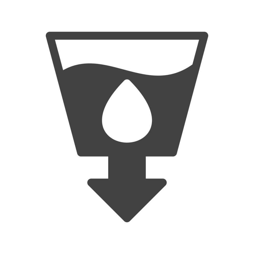Sanitation Glyph Black Icon vector