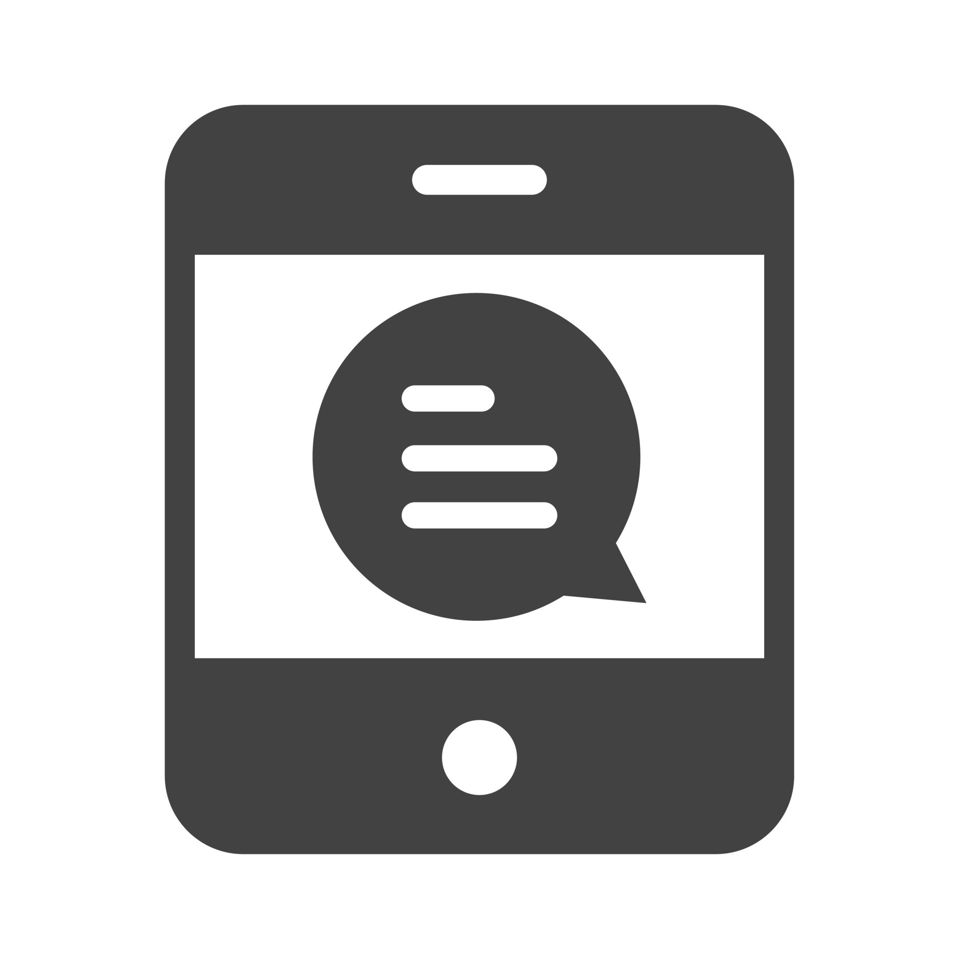 Text Message II Glyph Black Icon 8308358 Vector Art at Vecteezy