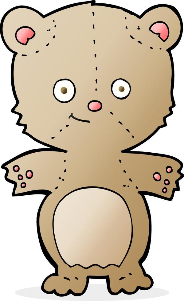 cartoon teddy bear vector