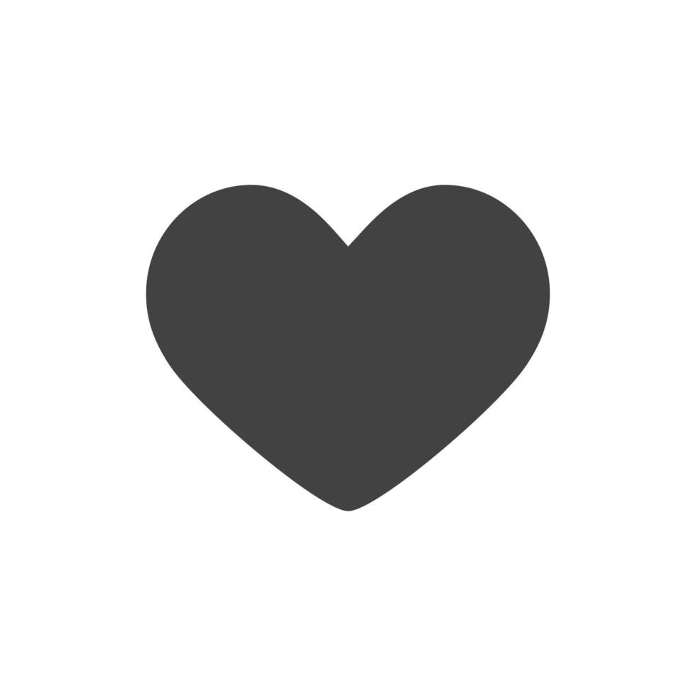 Favorite I Glyph Black Icon vector