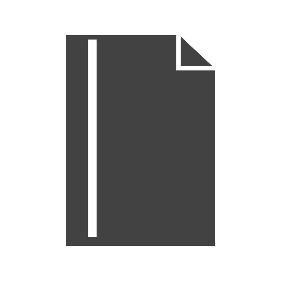 Page Borders I Glyph Black Icon vector