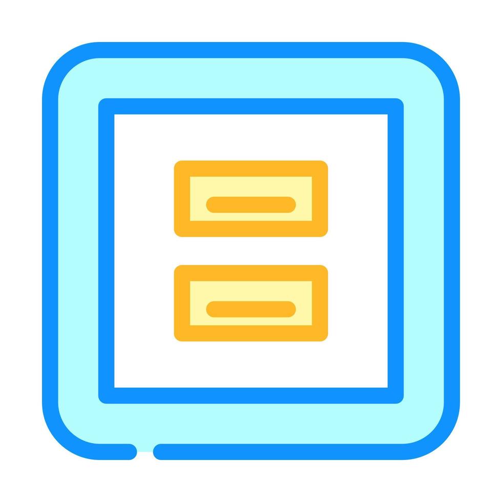 usb socket color icon vector illustration