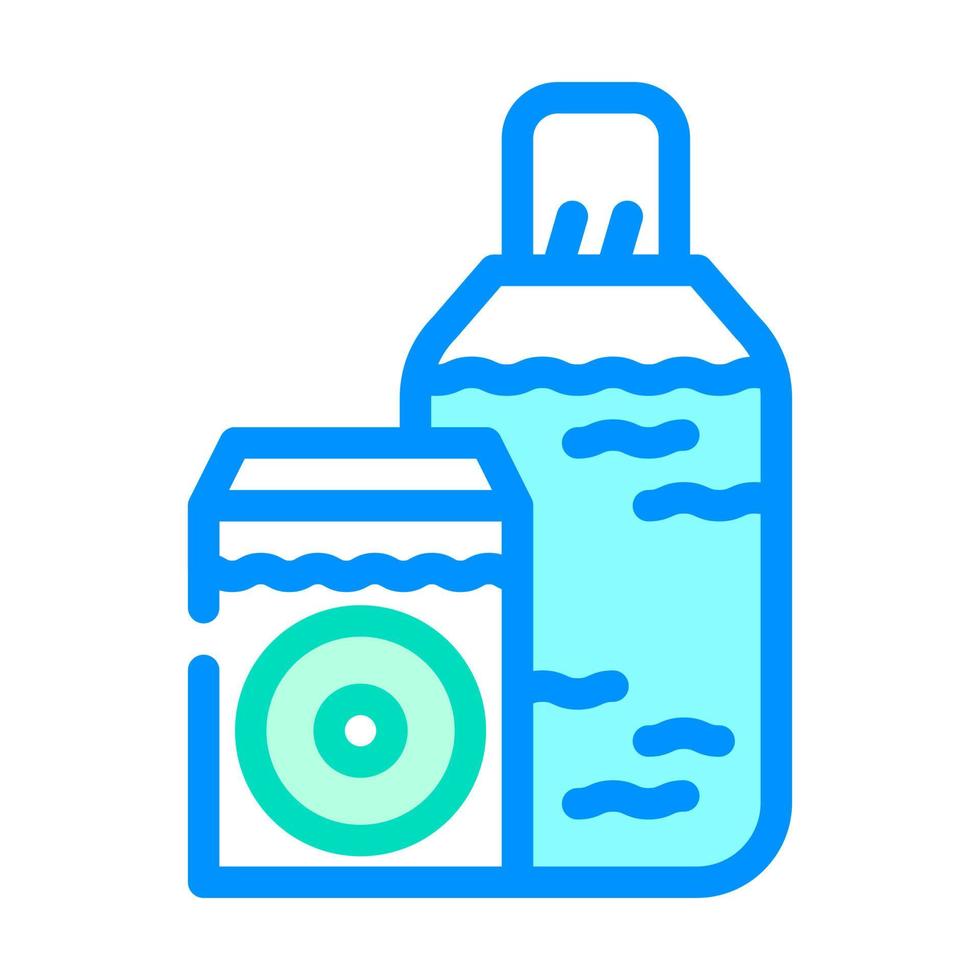 liquid for lens color icon vector illustration