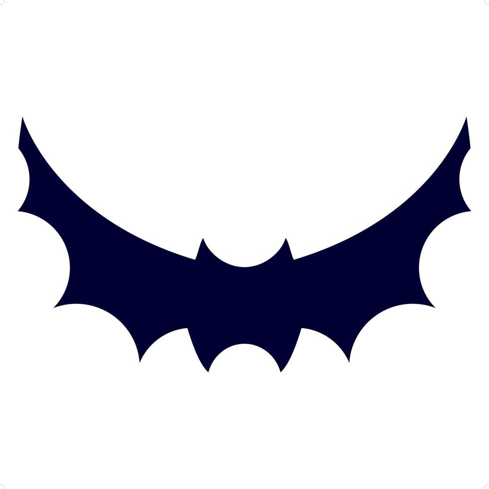 halloween bat symbol vector