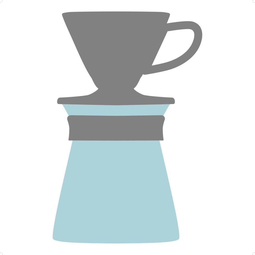 drip coffee maker vector