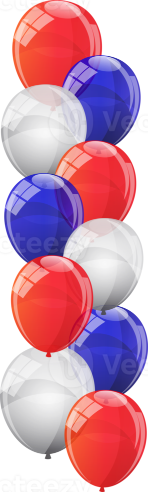 Color Glossy Balloons Background Illustration png
