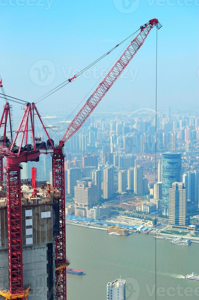 Shanghai in developing photo