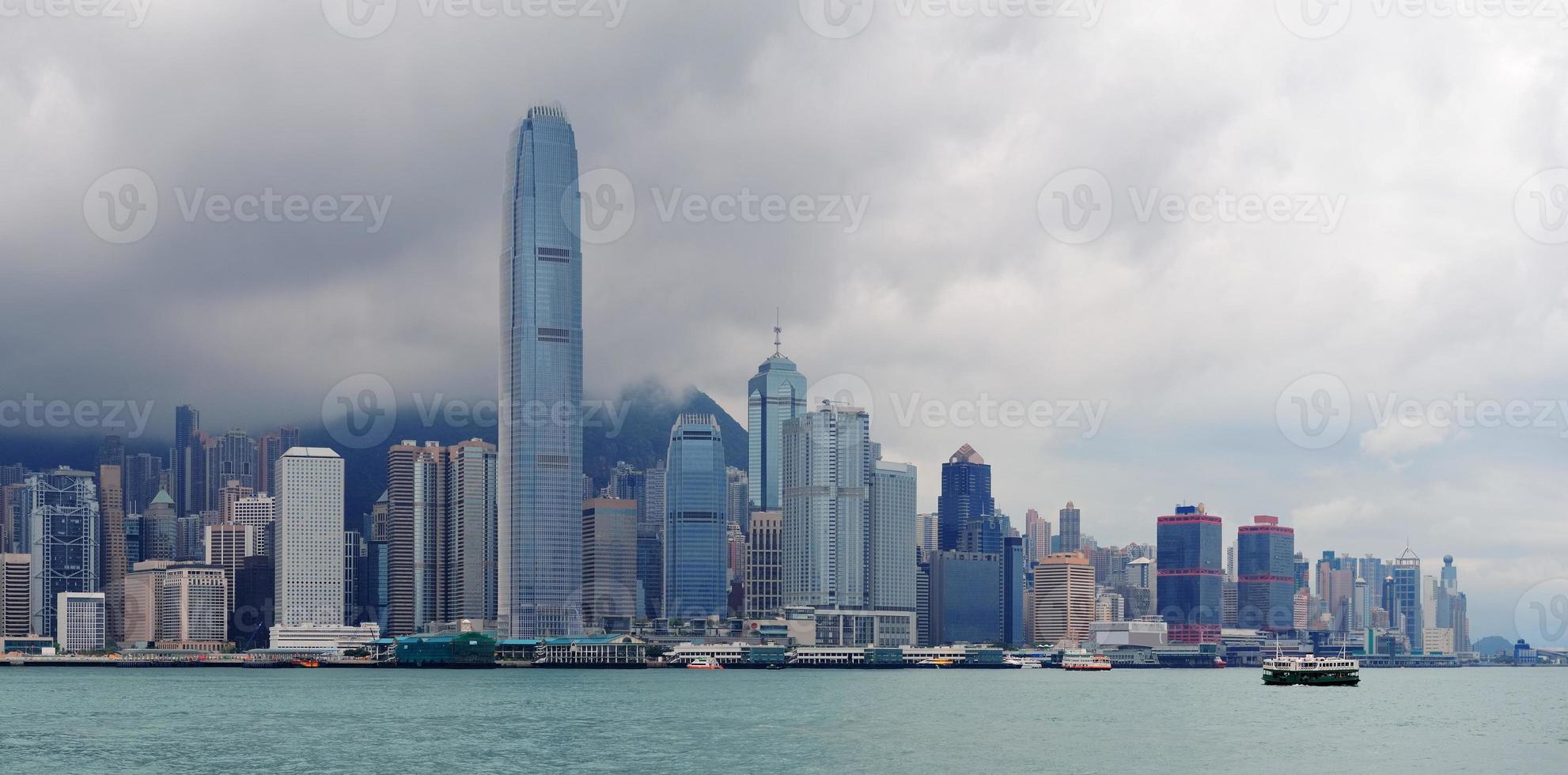 horizonte de hong kong foto