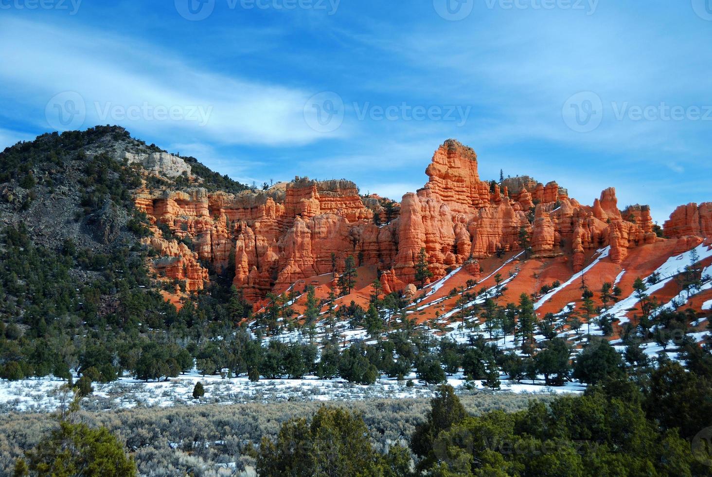 Red rocks in Bryce Canyon National Park photo