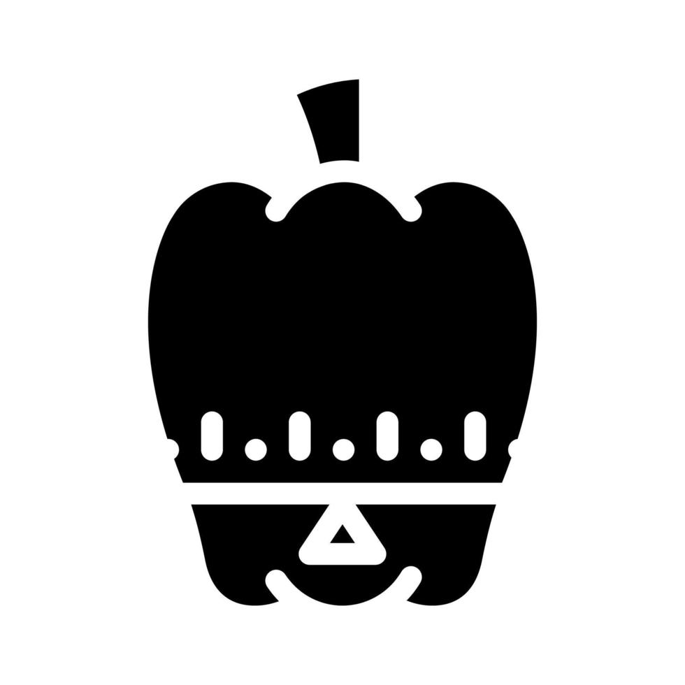 kitchen timer glyph icon vector illustration
