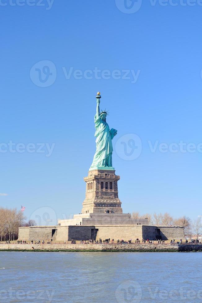 estatua de la libertad de manhattan de la ciudad de nueva york foto