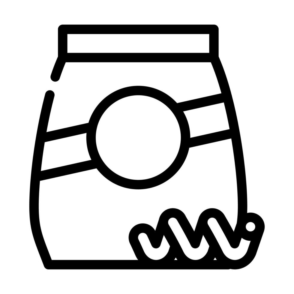 collentani pasta line icon vector illustration