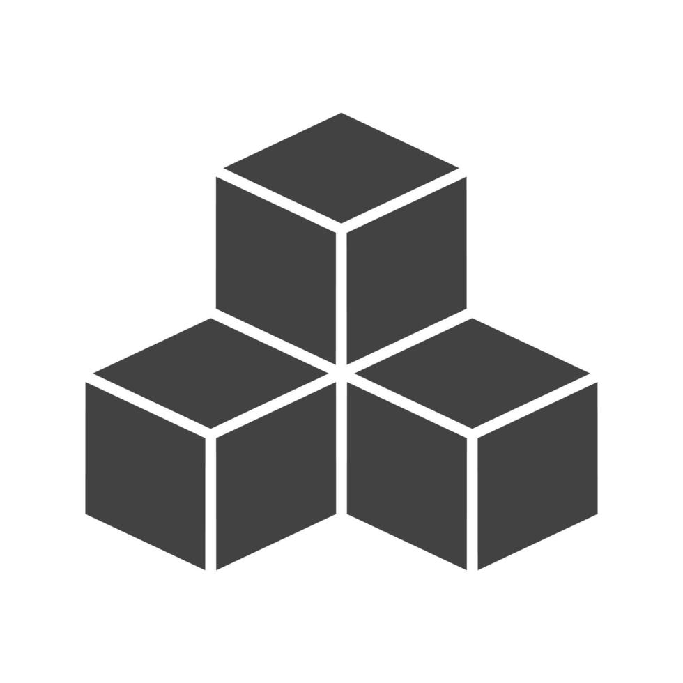 Infrastructure Glyph Black Icon vector