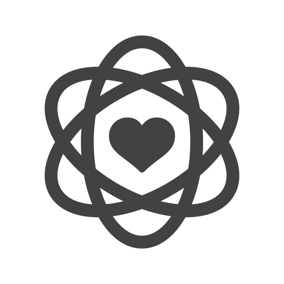 Core Values Glyph Black Icon vector