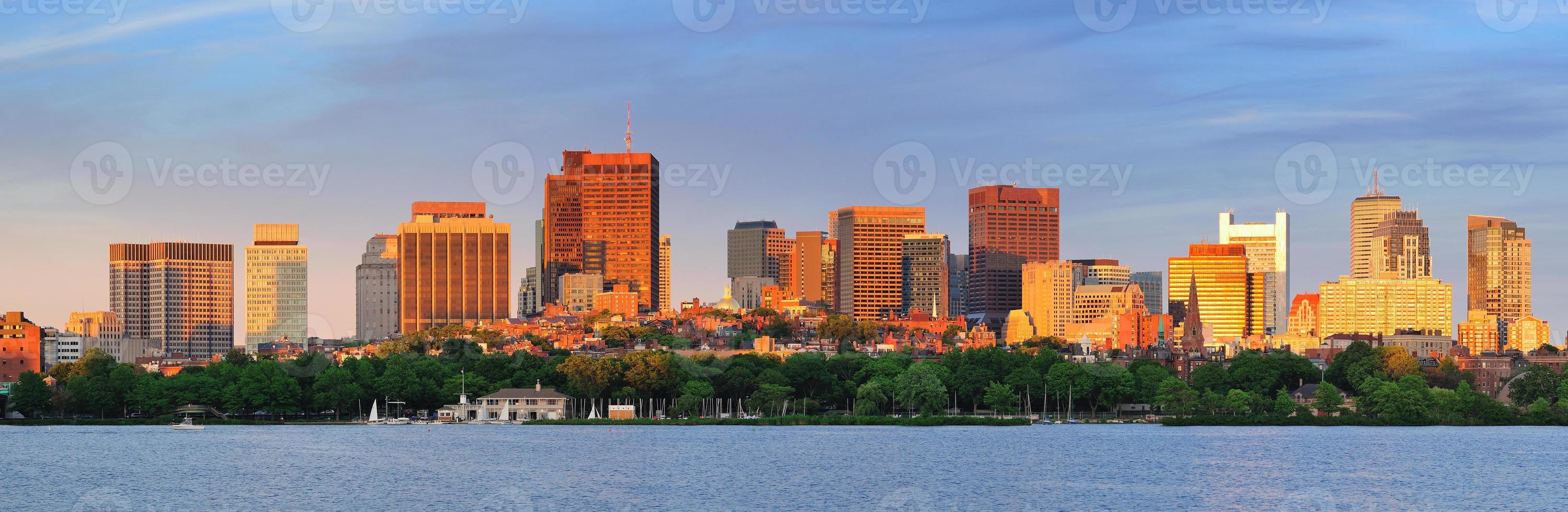 Boston skyline panorama photo
