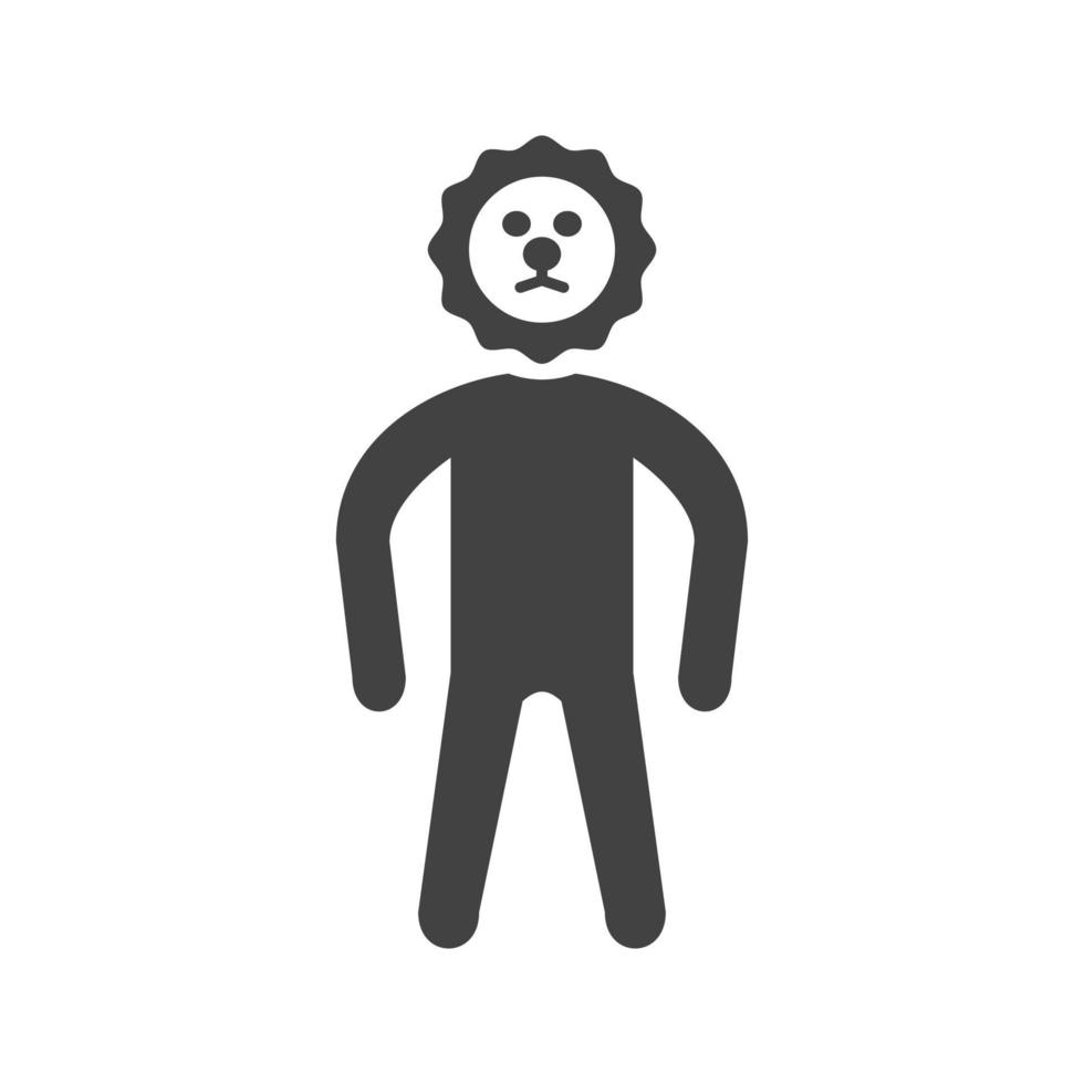 Brave Glyph Black Icon vector