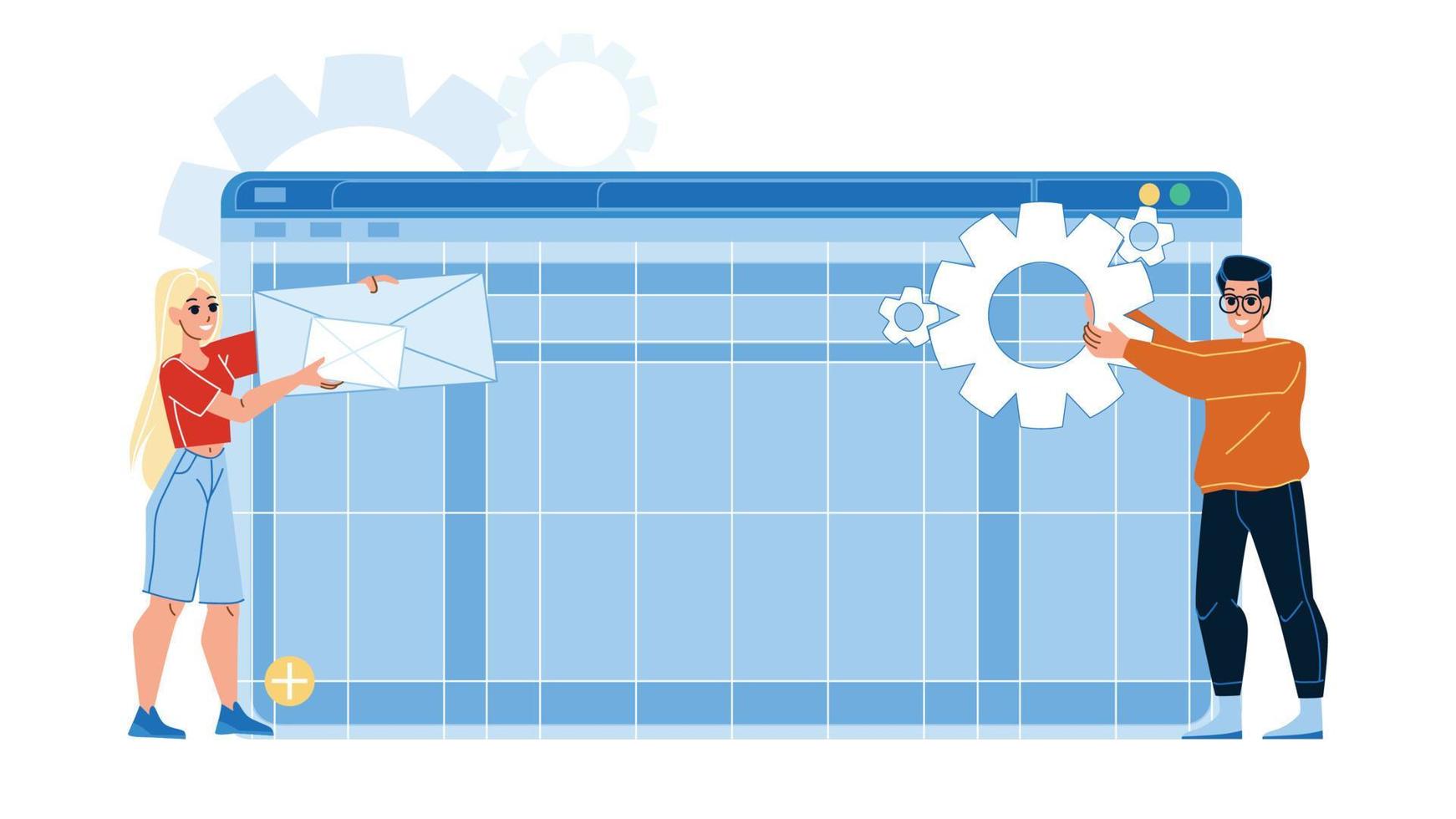 website maintenance vector