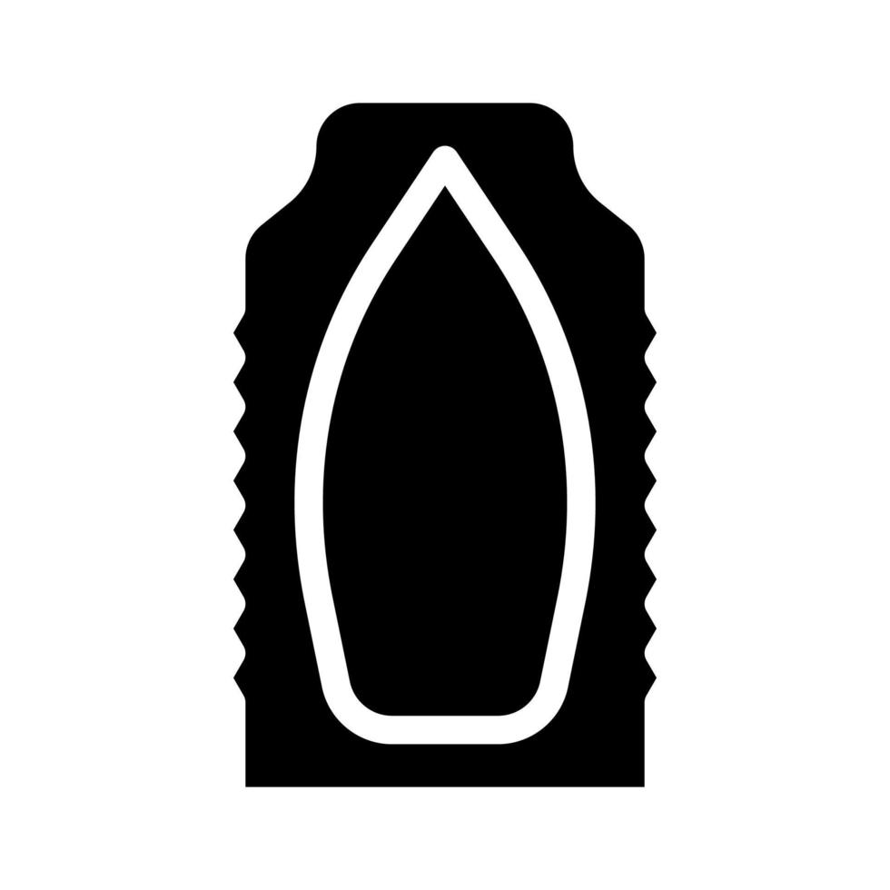 gynecological suppositories glyph icon vector illustration sign