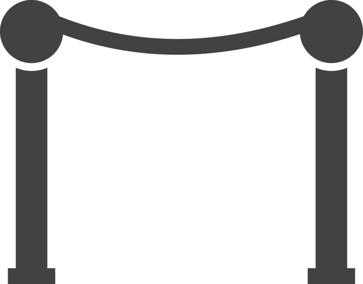 Limit Glyph Black Icon vector