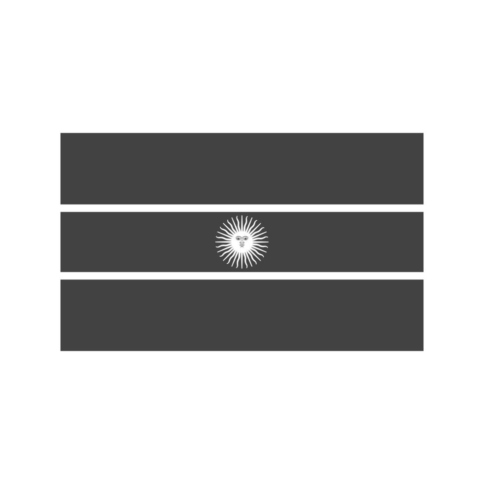Argentina Glyph Black Icon vector