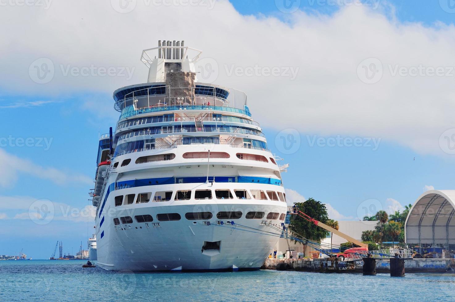 Cruise ship in Miami photo