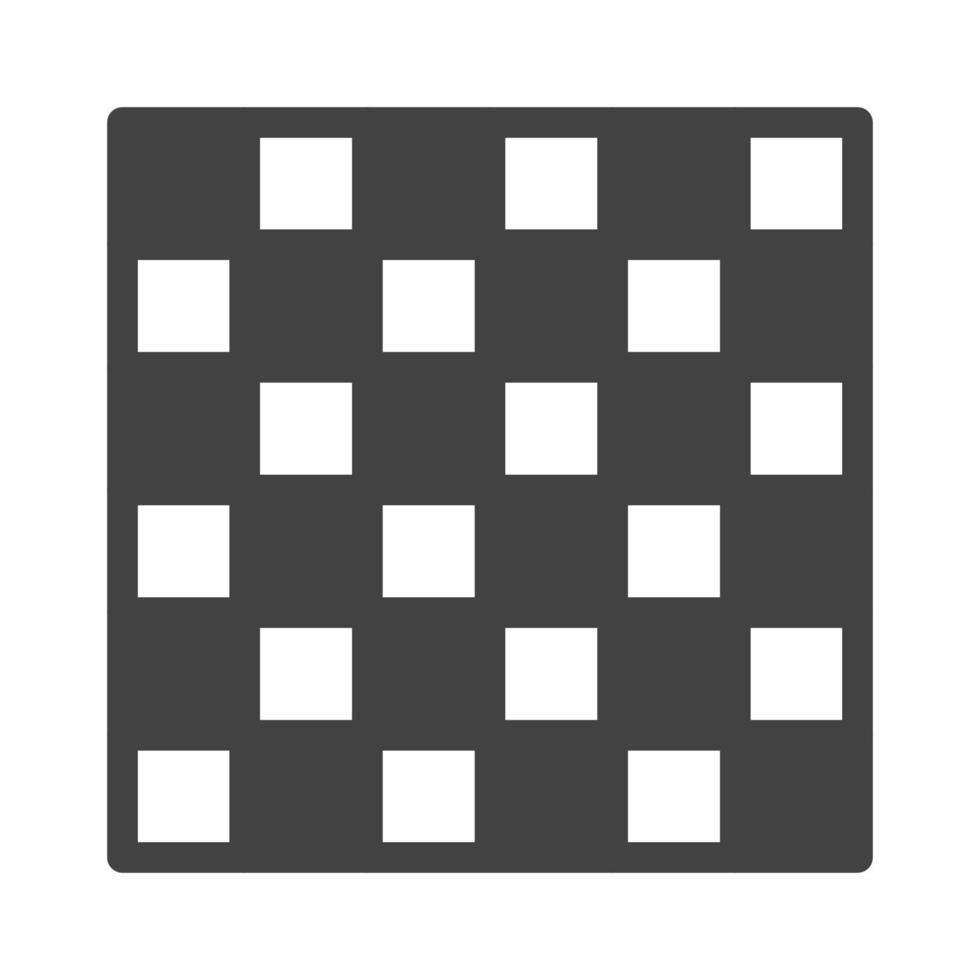 ChessBoard Glyph Black Icon vector