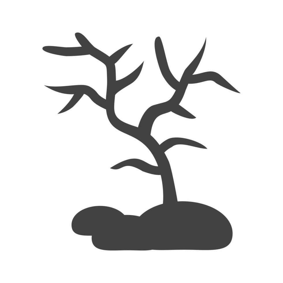 Corals Glyph Black Icon vector