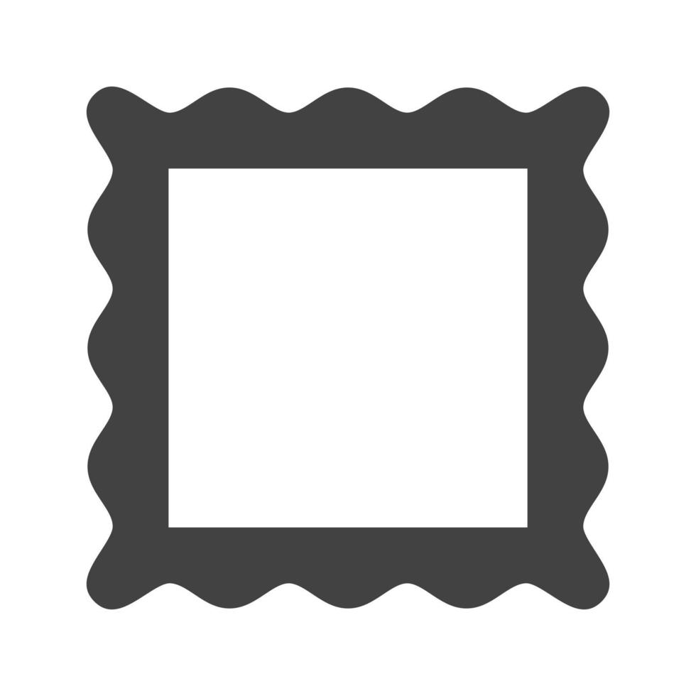 Frame I Glyph Black Icon vector