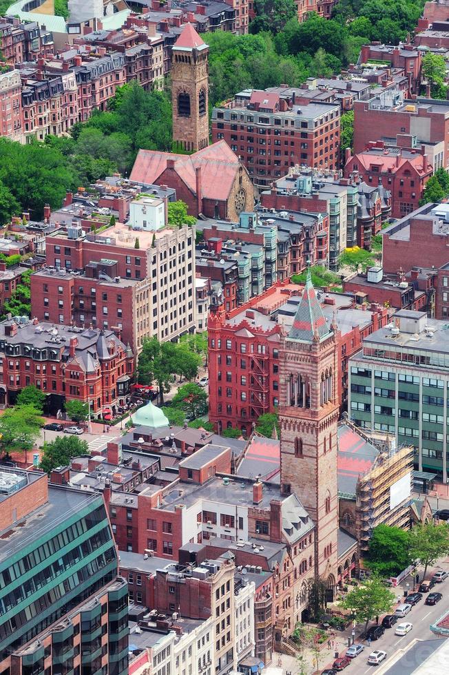 vista aérea de la calle boston foto