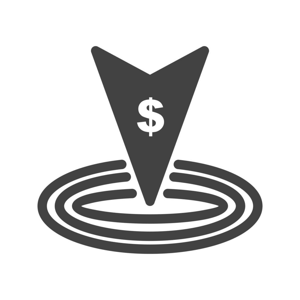 Investing Glyph Black Icon vector